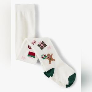Gymboree Cream Holiday Toddler Tights, Size 2T-3T